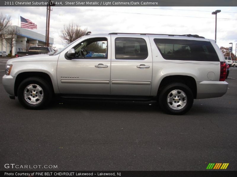 Sheer Silver Metallic / Light Cashmere/Dark Cashmere 2011 Chevrolet Suburban LT 4x4