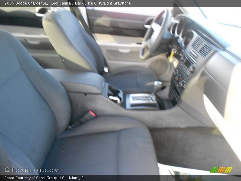 Cool Vanilla / Dark Slate Gray/Light Graystone 2006 Dodge Charger SE