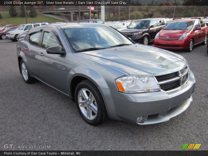 Silver Steel Metallic / Dark Slate Gray/Light Slate Gray 2008 Dodge Avenger SXT