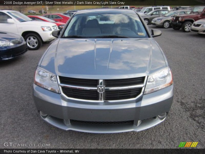 Silver Steel Metallic / Dark Slate Gray/Light Slate Gray 2008 Dodge Avenger SXT