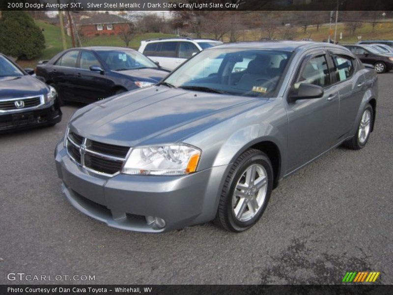 Silver Steel Metallic / Dark Slate Gray/Light Slate Gray 2008 Dodge Avenger SXT
