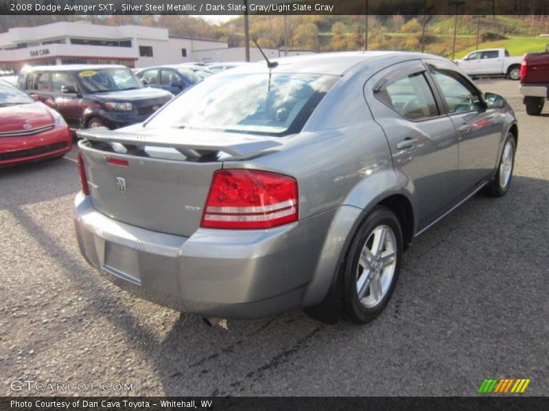 Silver Steel Metallic / Dark Slate Gray/Light Slate Gray 2008 Dodge Avenger SXT