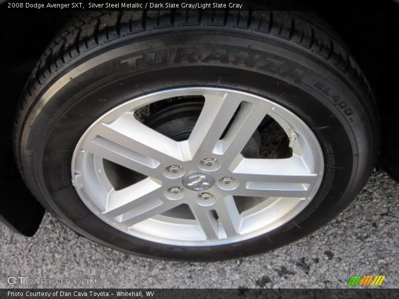 Silver Steel Metallic / Dark Slate Gray/Light Slate Gray 2008 Dodge Avenger SXT