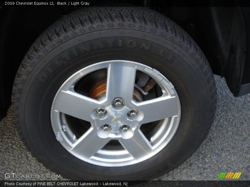 Black / Light Gray 2009 Chevrolet Equinox LS