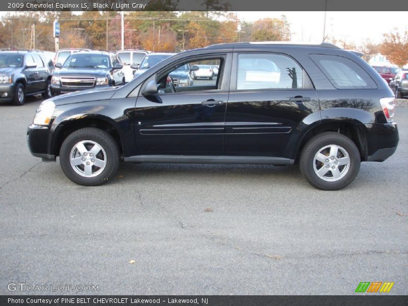 Black / Light Gray 2009 Chevrolet Equinox LS