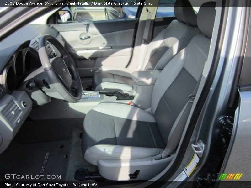 Silver Steel Metallic / Dark Slate Gray/Light Slate Gray 2008 Dodge Avenger SXT