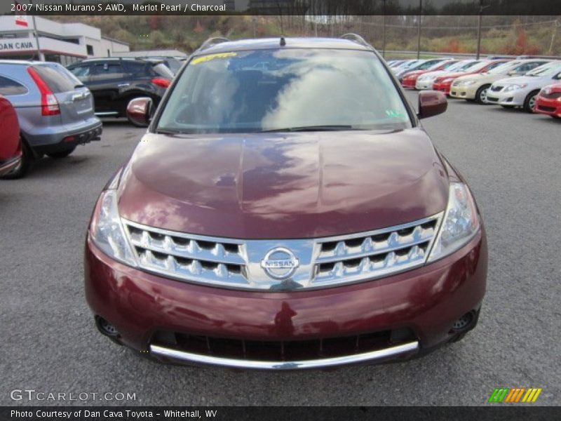Merlot Pearl / Charcoal 2007 Nissan Murano S AWD