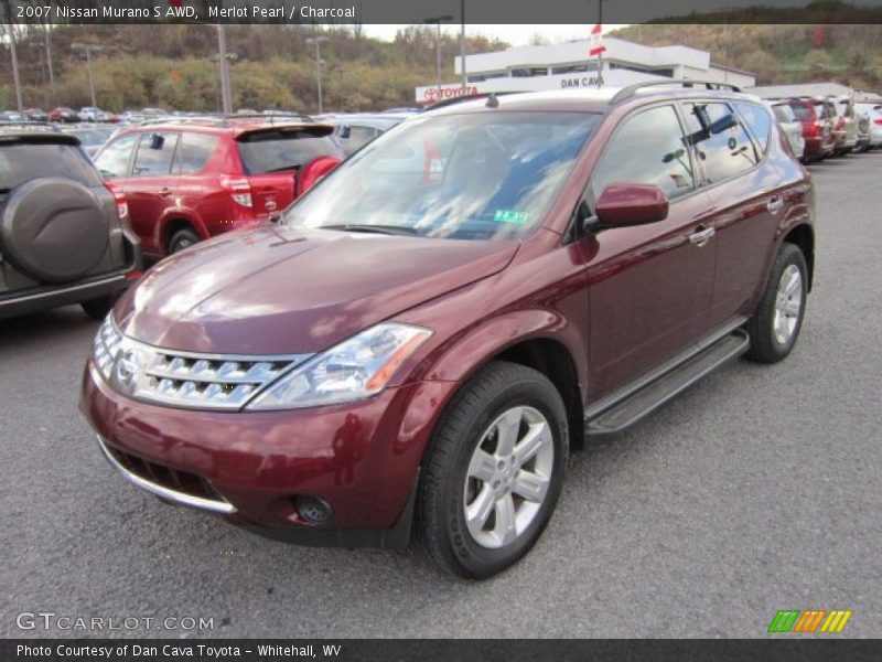 Merlot Pearl / Charcoal 2007 Nissan Murano S AWD