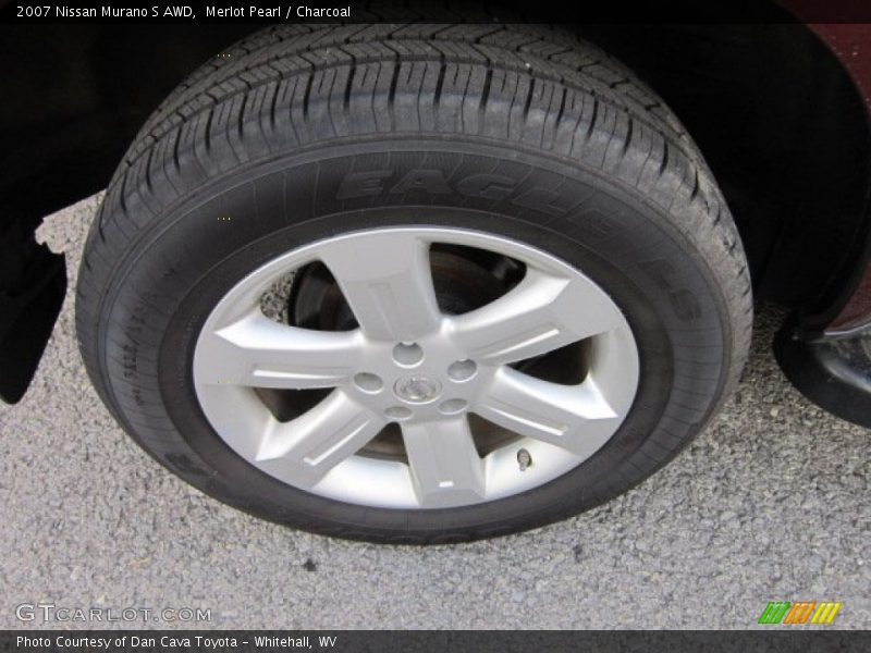 Merlot Pearl / Charcoal 2007 Nissan Murano S AWD