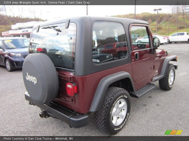 Sienna Pearl / Dark Slate Gray 2004 Jeep Wrangler Sport 4x4