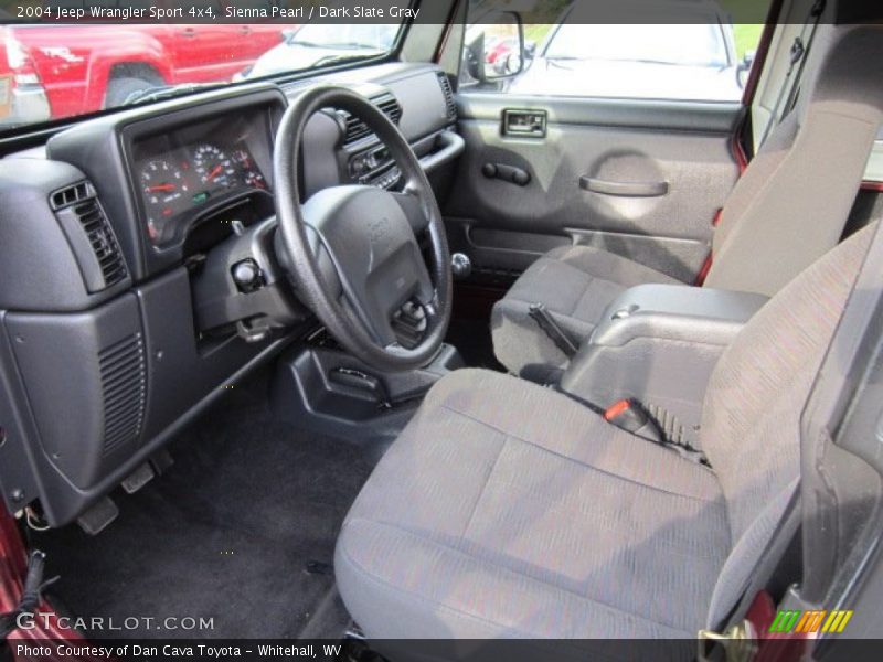 Sienna Pearl / Dark Slate Gray 2004 Jeep Wrangler Sport 4x4