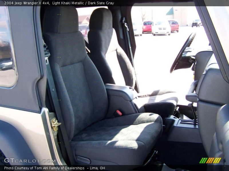 Light Khaki Metallic / Dark Slate Gray 2004 Jeep Wrangler X 4x4