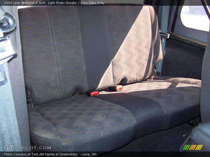 Light Khaki Metallic / Dark Slate Gray 2004 Jeep Wrangler X 4x4