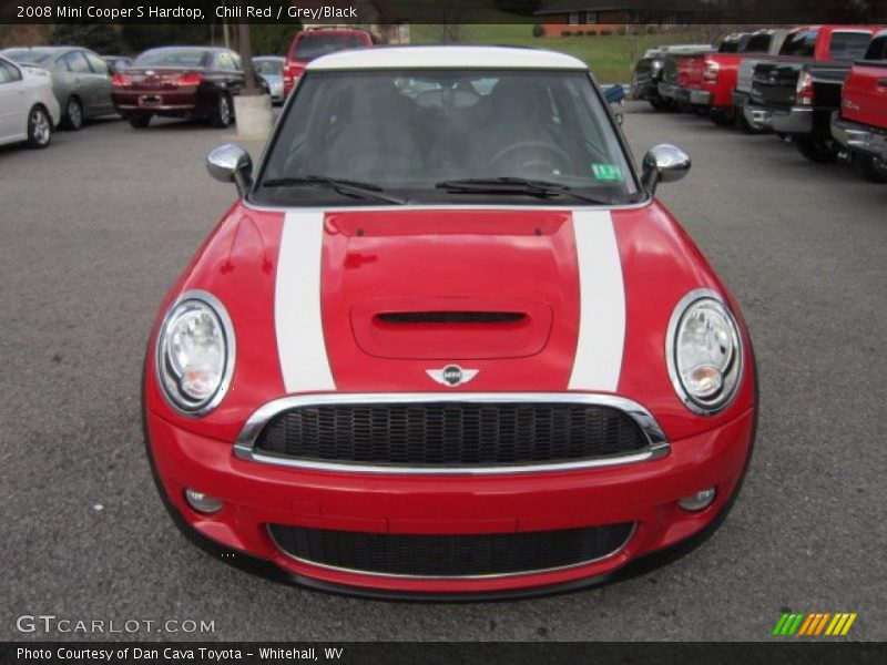 Chili Red / Grey/Black 2008 Mini Cooper S Hardtop