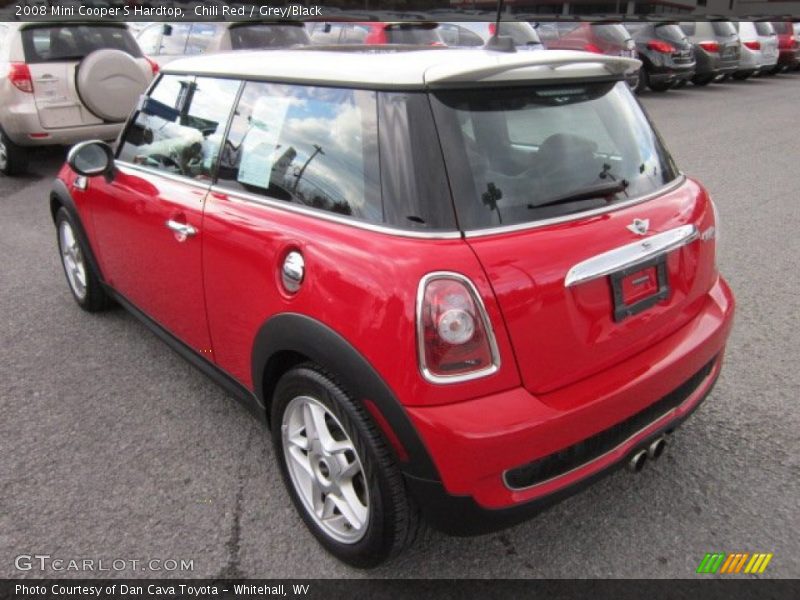 Chili Red / Grey/Black 2008 Mini Cooper S Hardtop