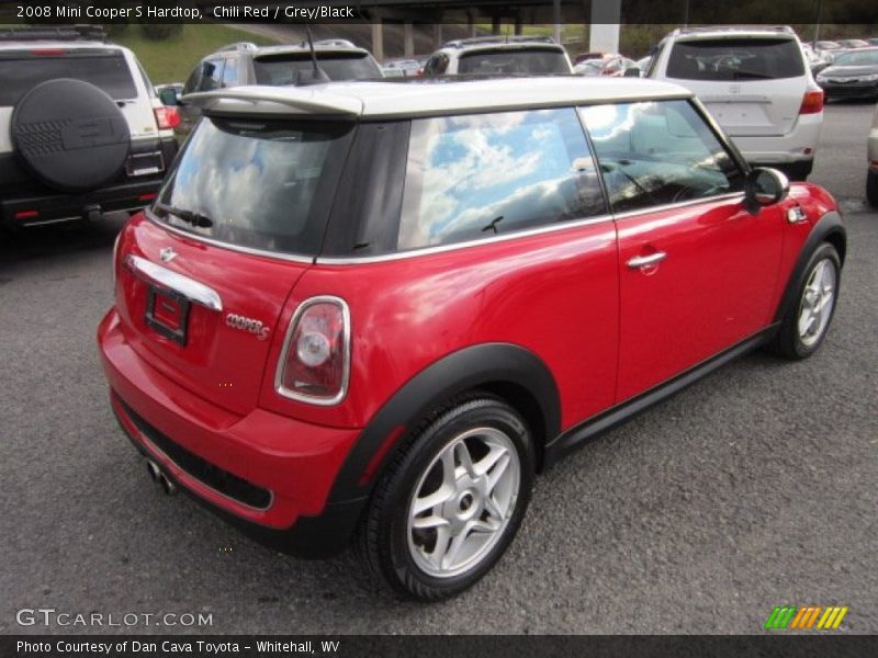 Chili Red / Grey/Black 2008 Mini Cooper S Hardtop