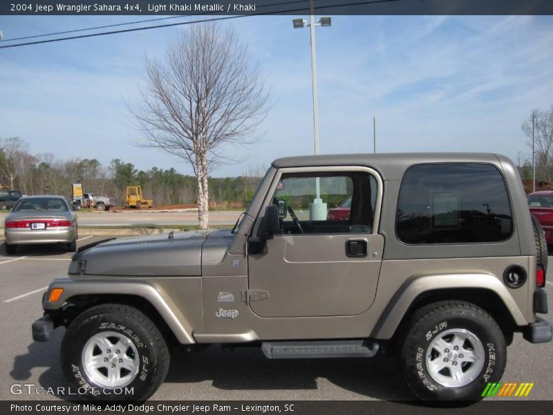 Light Khaki Metallic / Khaki 2004 Jeep Wrangler Sahara 4x4