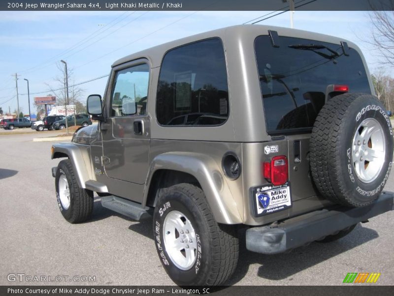 Light Khaki Metallic / Khaki 2004 Jeep Wrangler Sahara 4x4