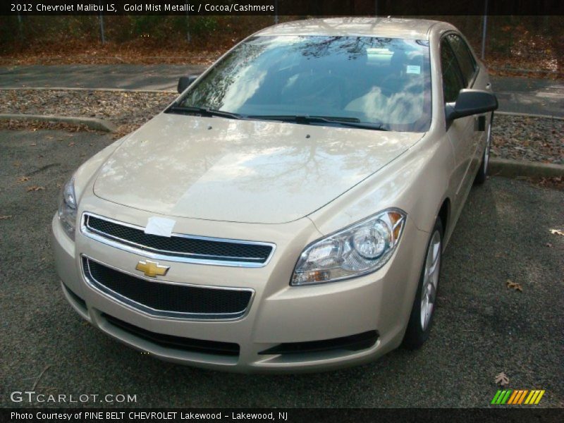 Gold Mist Metallic / Cocoa/Cashmere 2012 Chevrolet Malibu LS