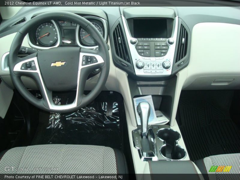 Gold Mist Metallic / Light Titanium/Jet Black 2012 Chevrolet Equinox LT AWD