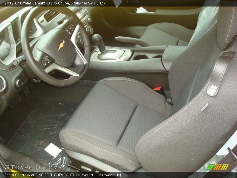 Rally Yellow / Black 2012 Chevrolet Camaro LT/RS Coupe