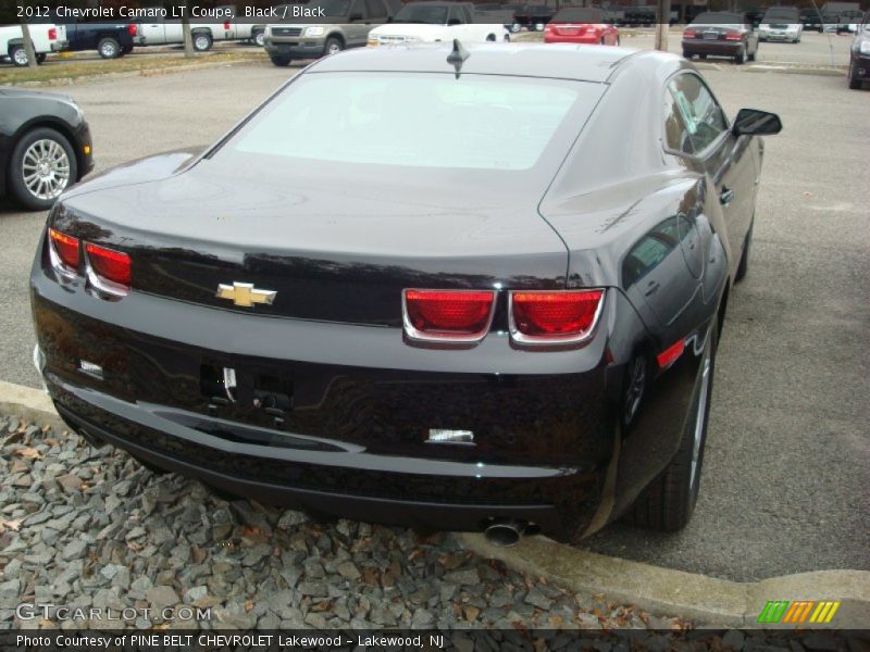 Black / Black 2012 Chevrolet Camaro LT Coupe