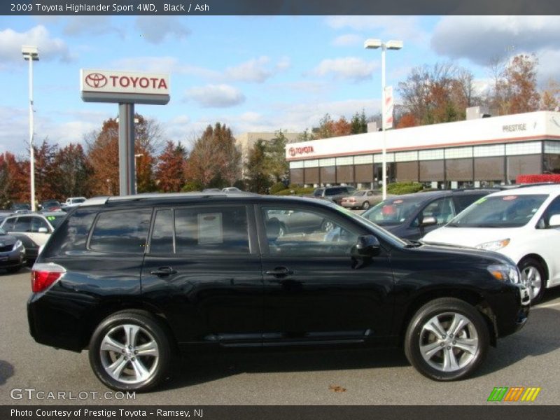 Black / Ash 2009 Toyota Highlander Sport 4WD