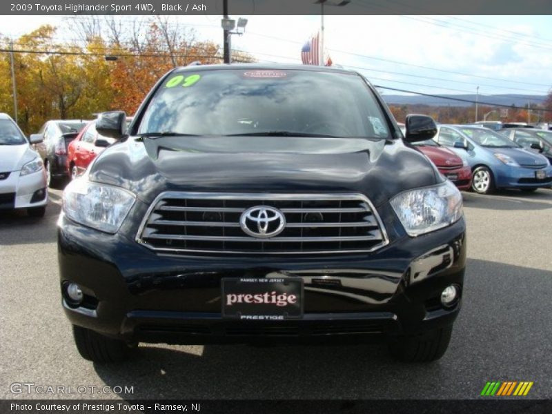 Black / Ash 2009 Toyota Highlander Sport 4WD