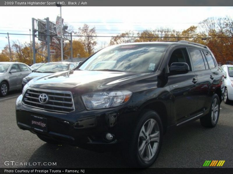Black / Ash 2009 Toyota Highlander Sport 4WD