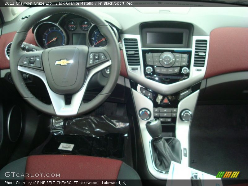 Dashboard of 2012 Cruze Eco