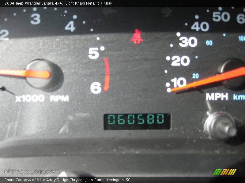 Light Khaki Metallic / Khaki 2004 Jeep Wrangler Sahara 4x4