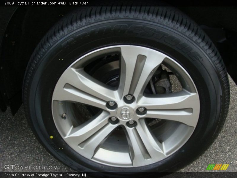 Black / Ash 2009 Toyota Highlander Sport 4WD