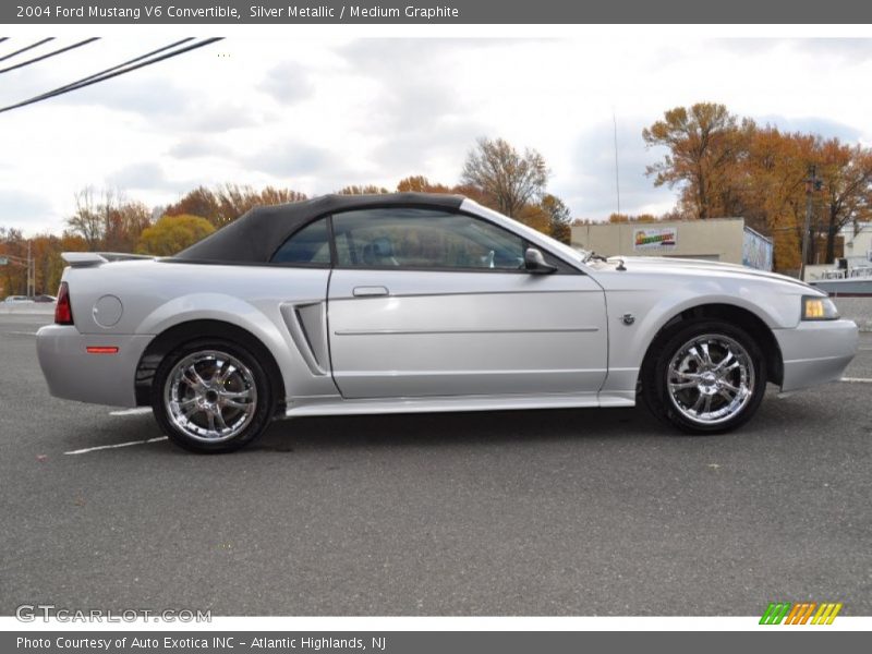 Silver Metallic / Medium Graphite 2004 Ford Mustang V6 Convertible