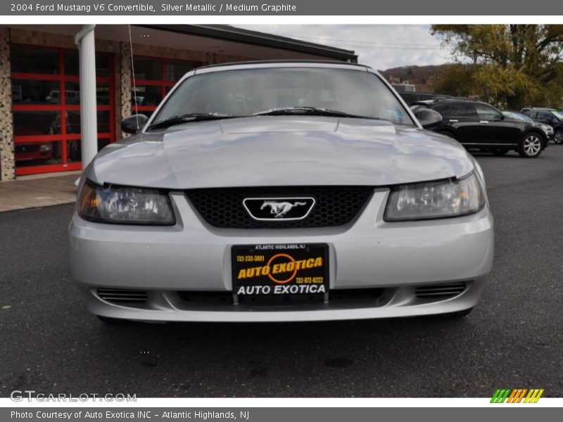 Silver Metallic / Medium Graphite 2004 Ford Mustang V6 Convertible