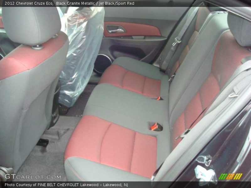  2012 Cruze Eco Jet Black/Sport Red Interior