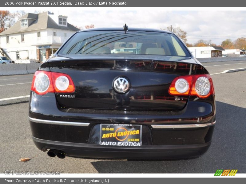 Deep Black / Latte Macchiato 2006 Volkswagen Passat 2.0T Sedan
