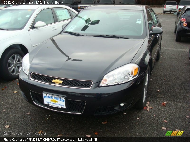 Black / Ebony 2012 Chevrolet Impala LTZ