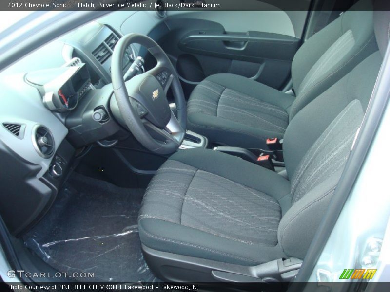 Silver Ice Metallic / Jet Black/Dark Titanium 2012 Chevrolet Sonic LT Hatch