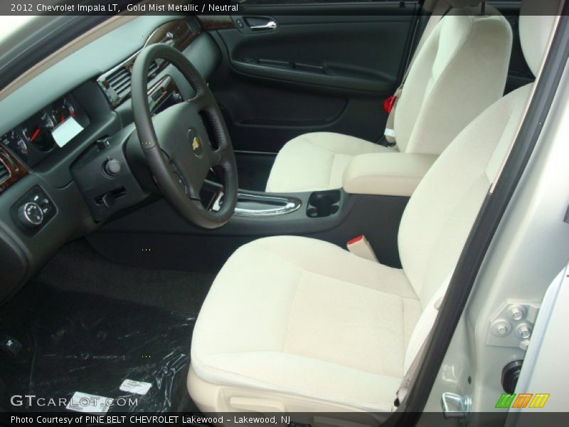 Gold Mist Metallic / Neutral 2012 Chevrolet Impala LT