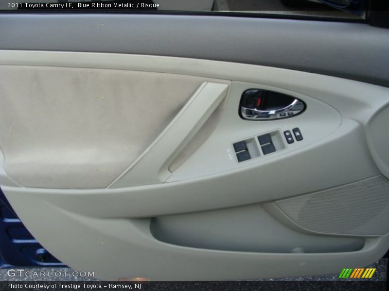 Blue Ribbon Metallic / Bisque 2011 Toyota Camry LE