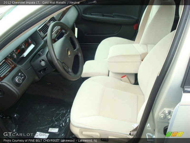Gold Mist Metallic / Neutral 2012 Chevrolet Impala LT