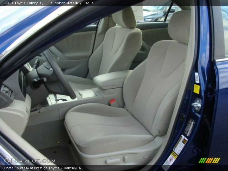 Blue Ribbon Metallic / Bisque 2011 Toyota Camry LE