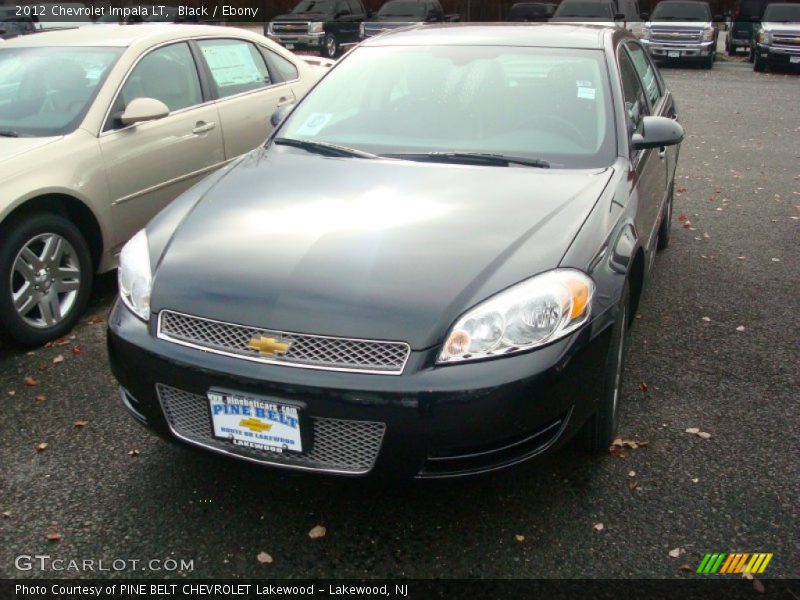 Black / Ebony 2012 Chevrolet Impala LT
