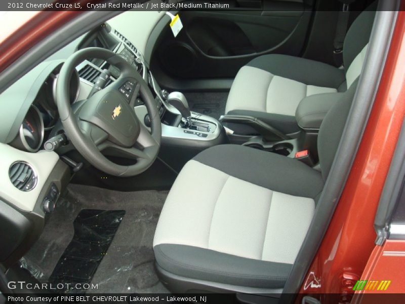 Crystal Red Metallic / Jet Black/Medium Titanium 2012 Chevrolet Cruze LS