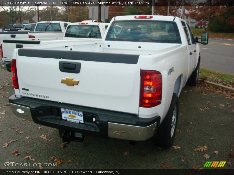 Summit White / Dark Titanium 2012 Chevrolet Silverado 3500HD WT Crew Cab 4x4