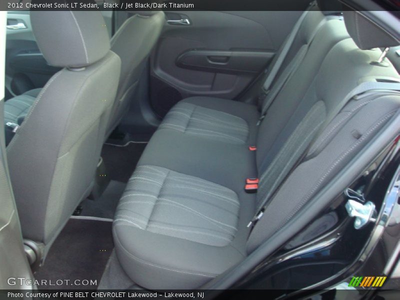  2012 Sonic LT Sedan Jet Black/Dark Titanium Interior