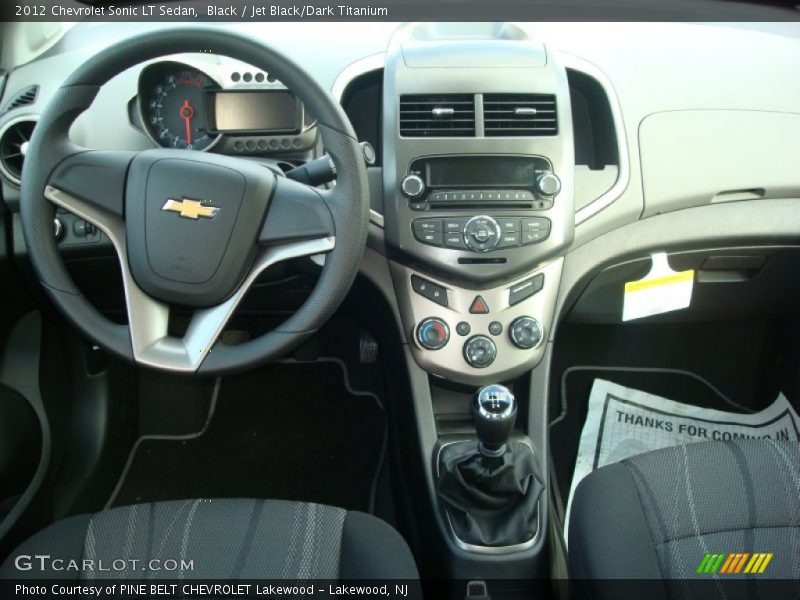 Dashboard of 2012 Sonic LT Sedan