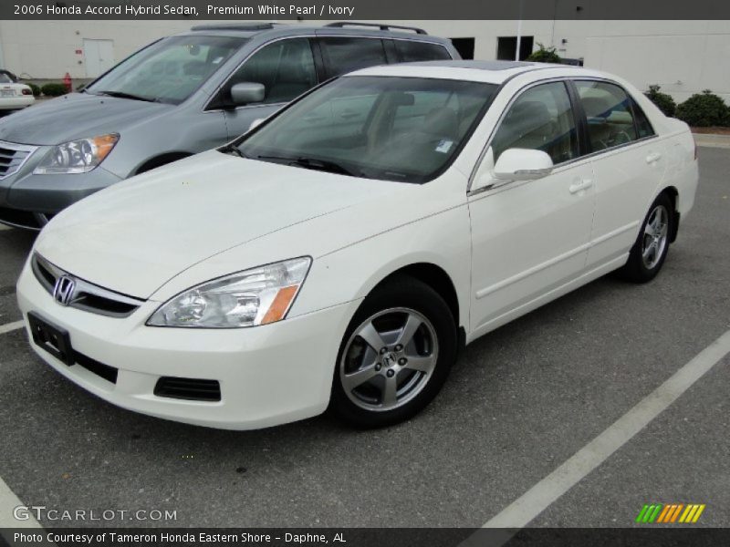 Premium White Pearl / Ivory 2006 Honda Accord Hybrid Sedan