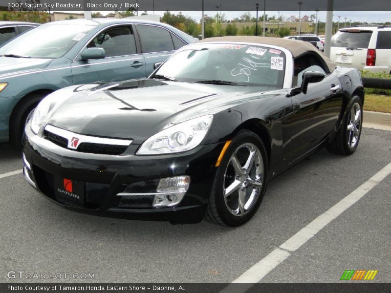 Black Onyx / Black 2007 Saturn Sky Roadster