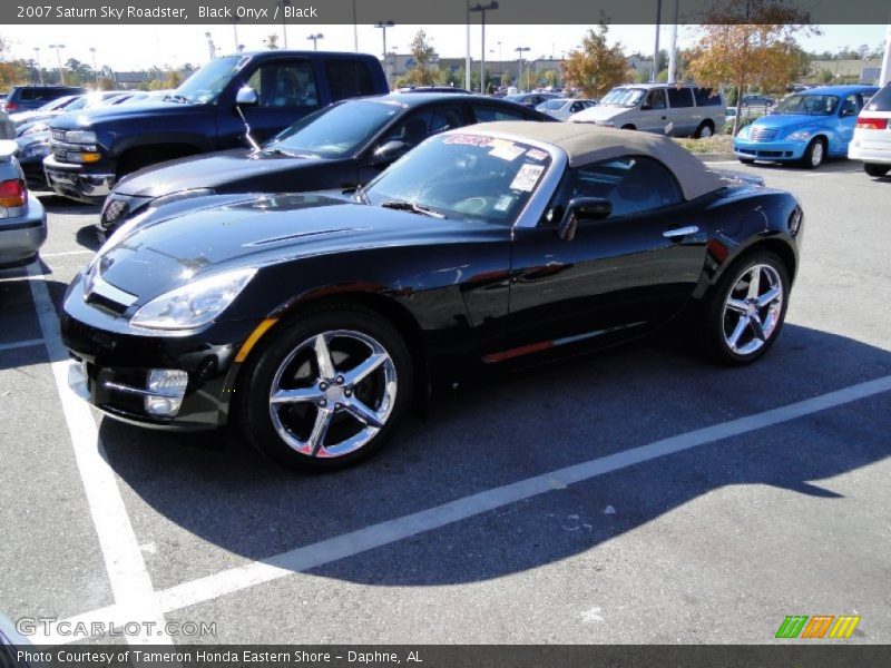 Black Onyx / Black 2007 Saturn Sky Roadster
